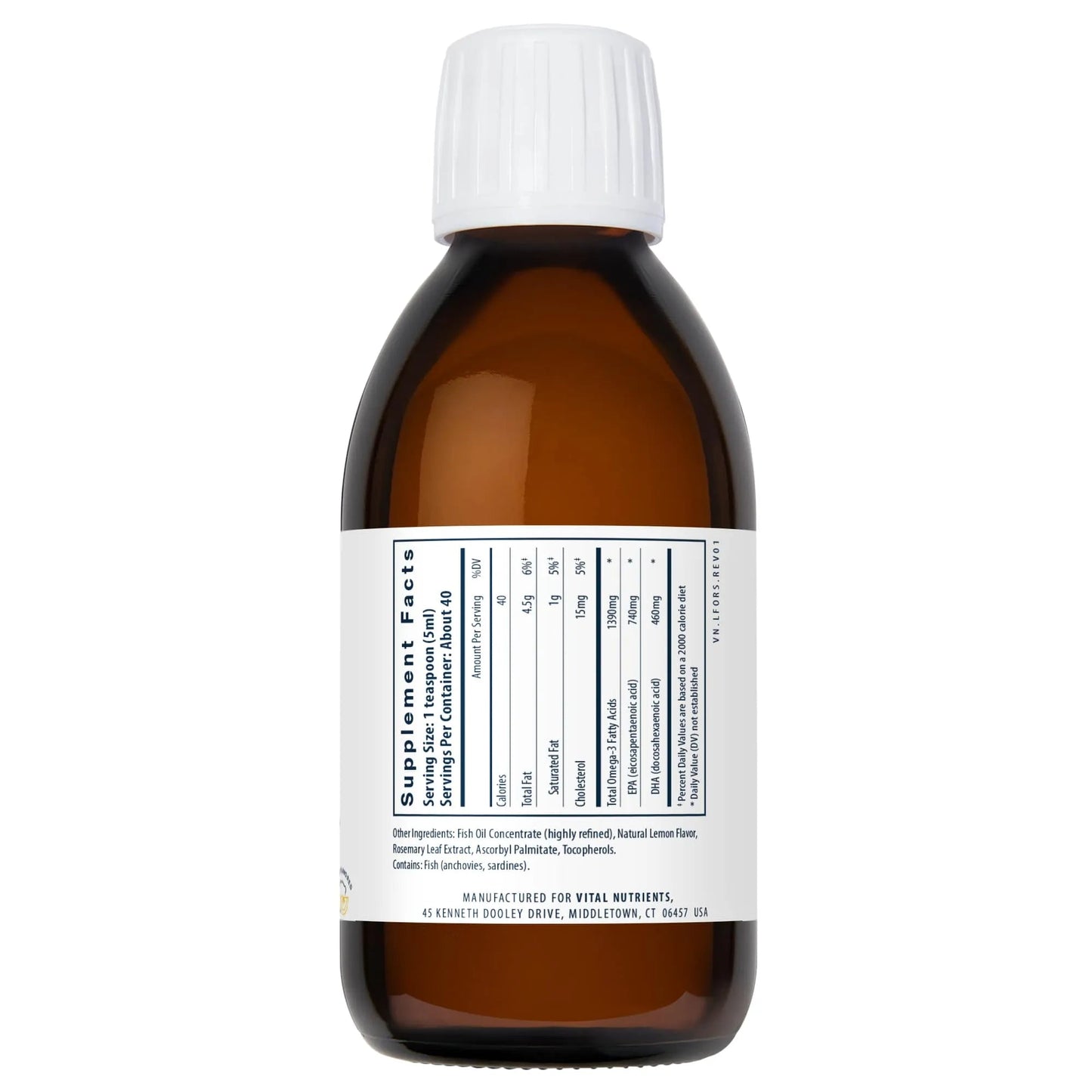 Ultra Pure® Fish Oil 1400 Pharmaceutical Grade(Vital Nutrition) - HAPIVERI