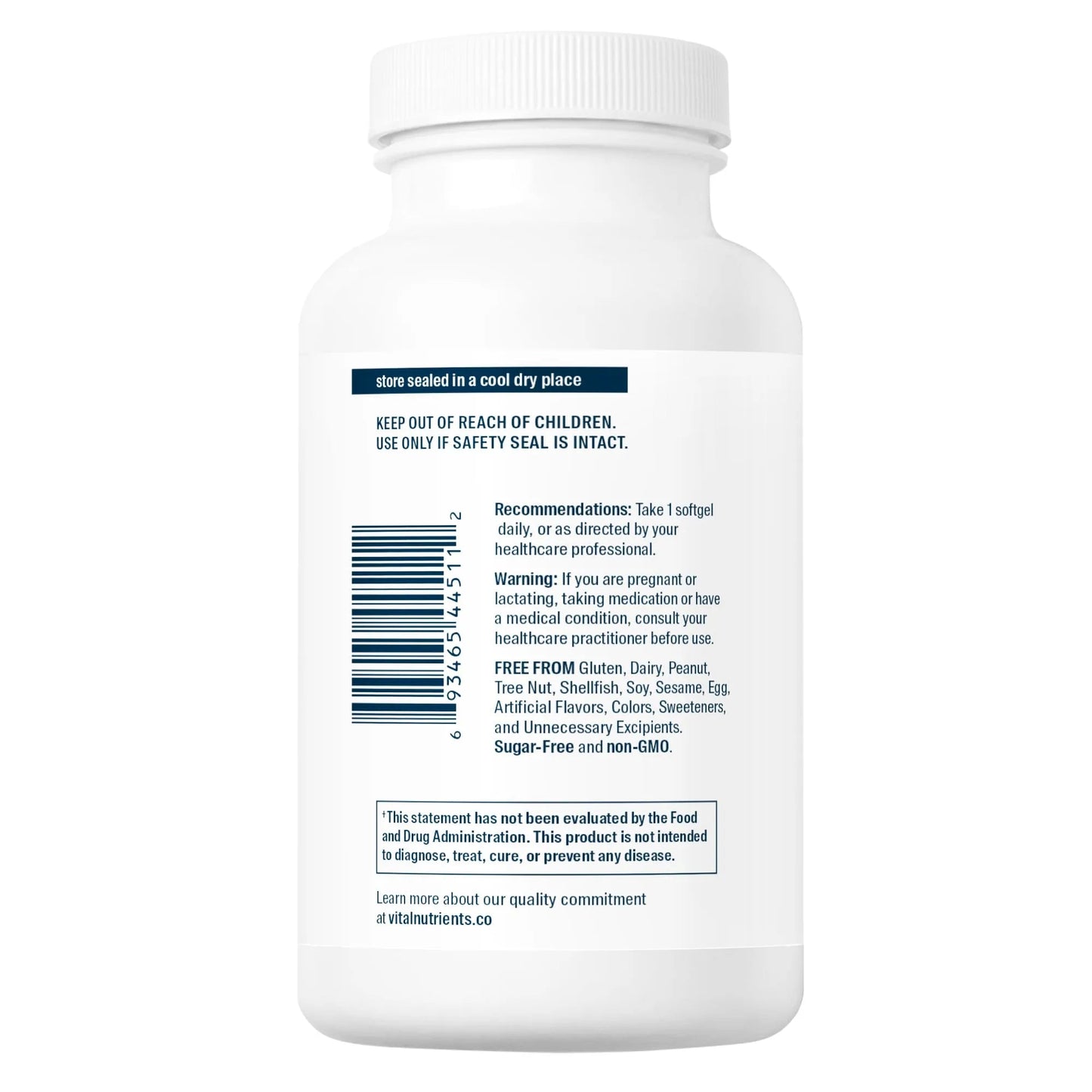 Ultra Pure® Fish Oil 700 Enteric Pharmaceutical Grade Triglyceride Form (Vital Nutrition) - HAPIVERI