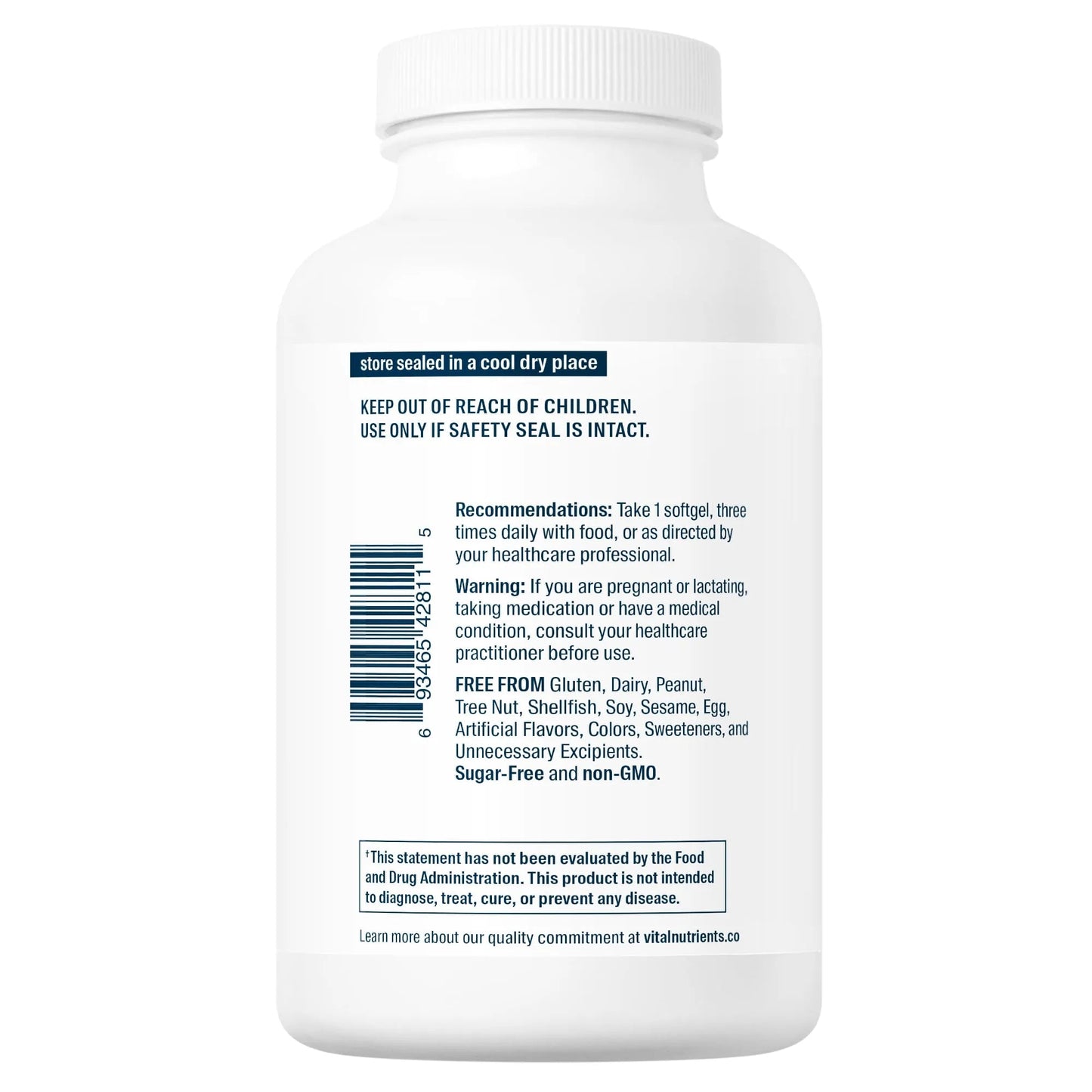 Ultra Pure® Fish Oil 700 Pharmaceutical Grade(Vital Nutrition) - HAPIVERI