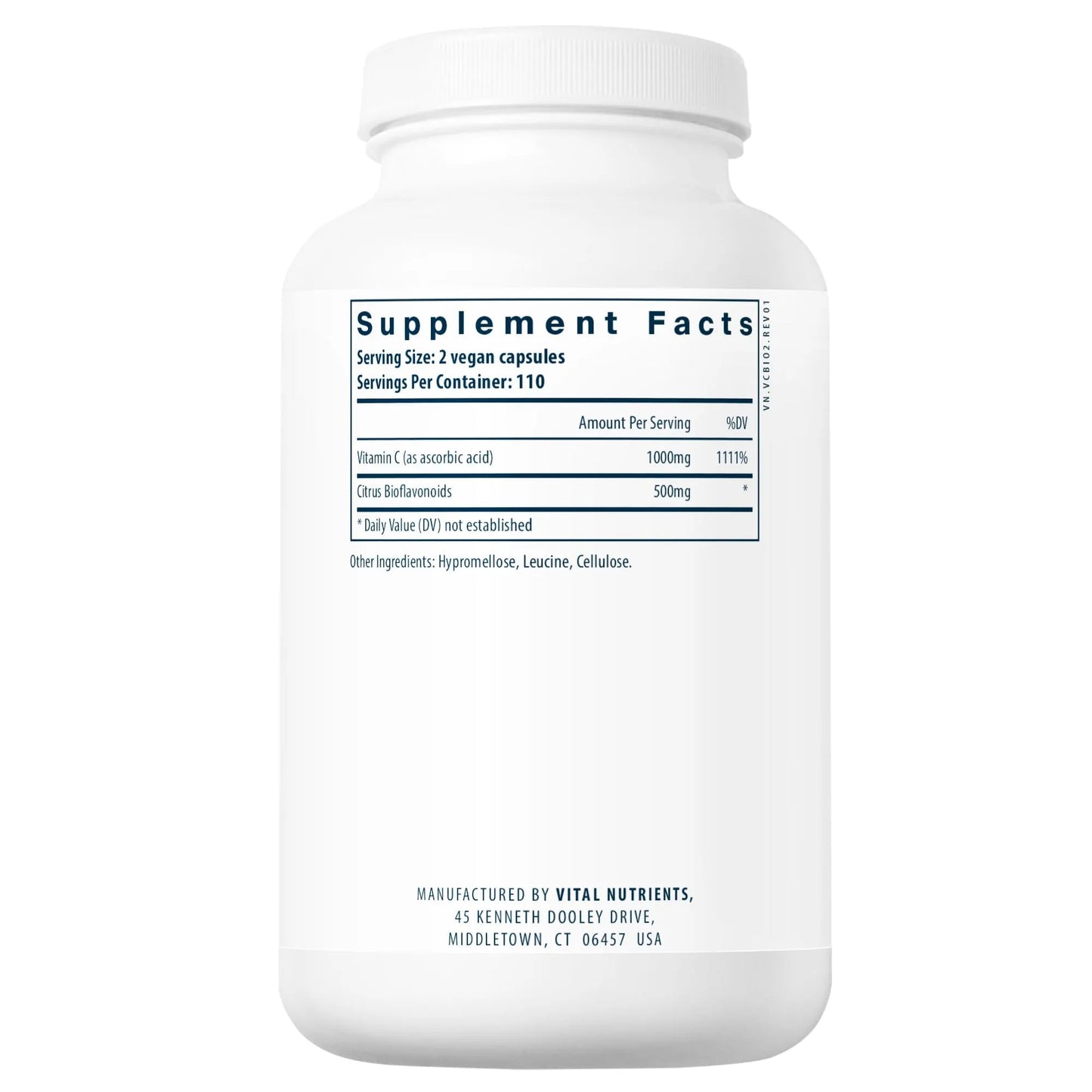 Vitamin C with Bioflavonoids (Vital Nutrition) - HAPIVERI