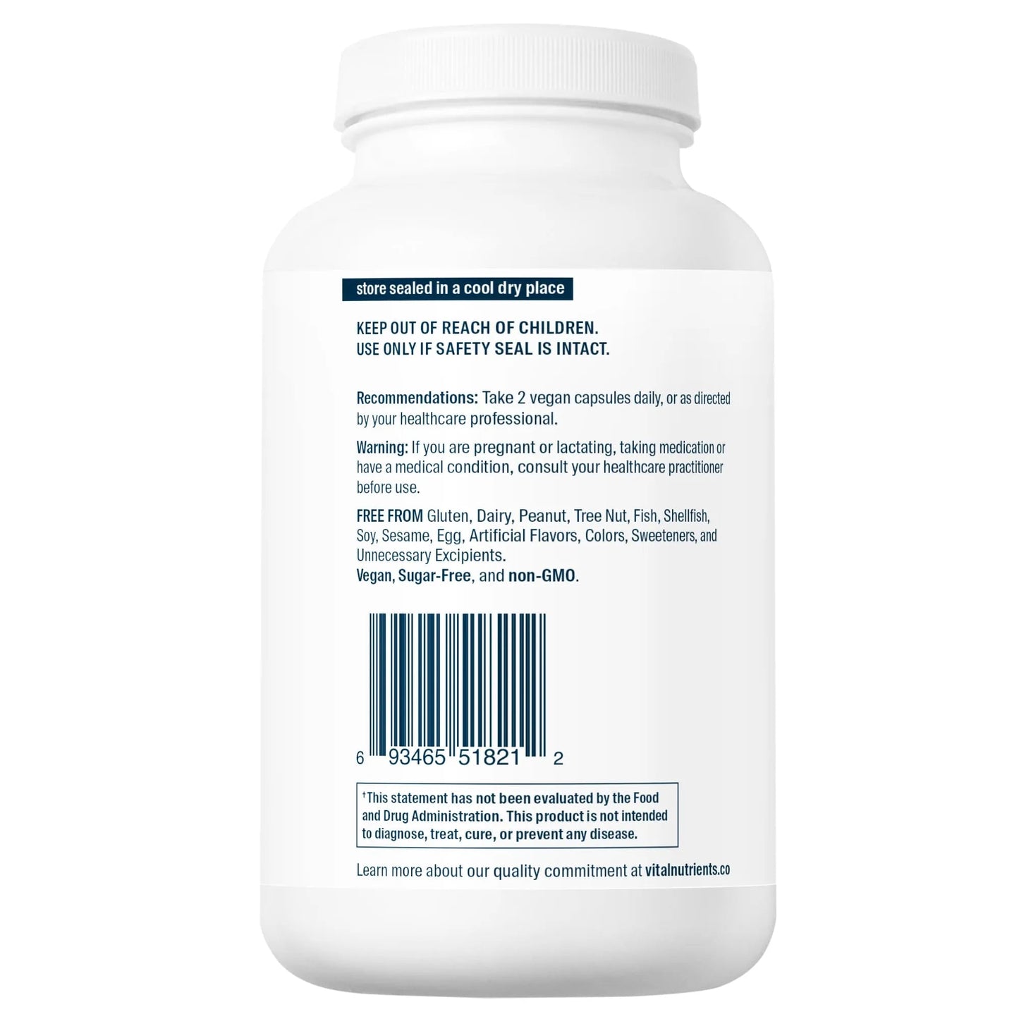 Vitamin C with Bioflavonoids (Vital Nutrition) - HAPIVERI