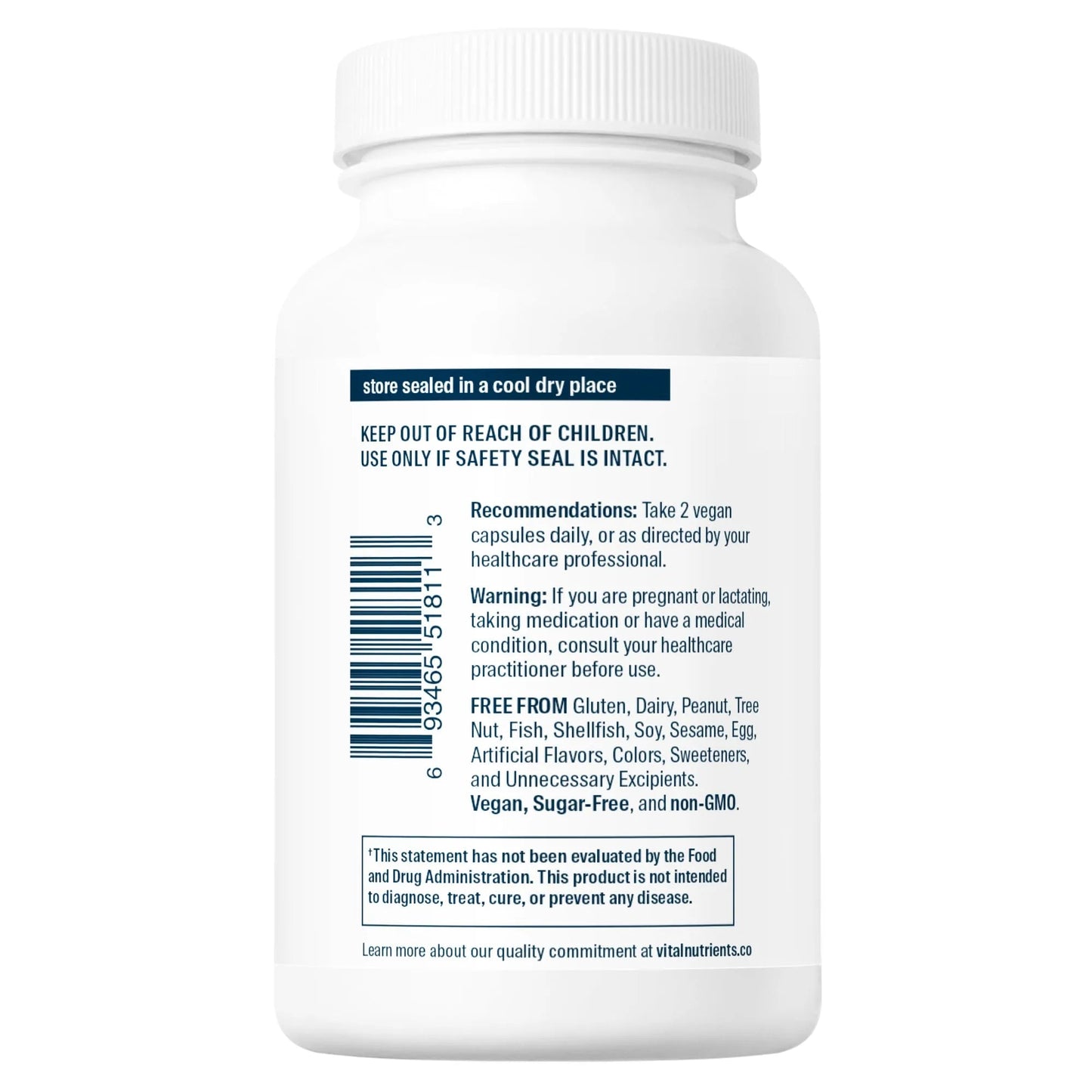 Vitamin C with Bioflavonoids (Vital Nutrition) - HAPIVERI