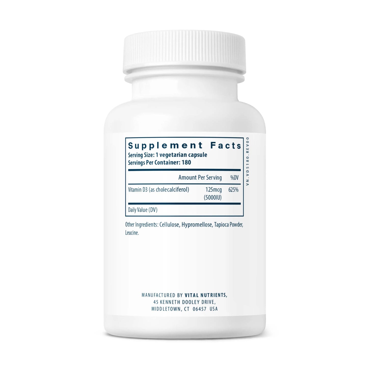 Vitamin D3 5000IU(Vital Nutrition) - HAPIVERI