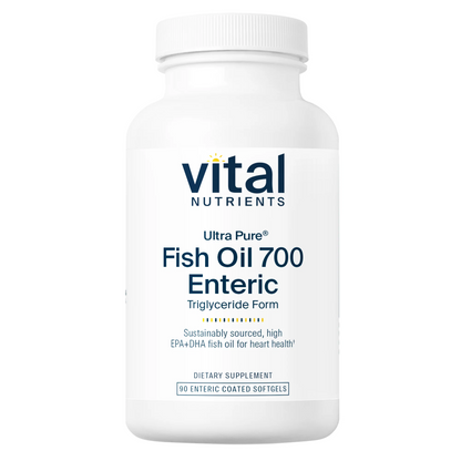 Ultra Pure® Fish Oil 700 Enteric Pharmaceutical Grade Triglyceride Form (Vital Nutrition)