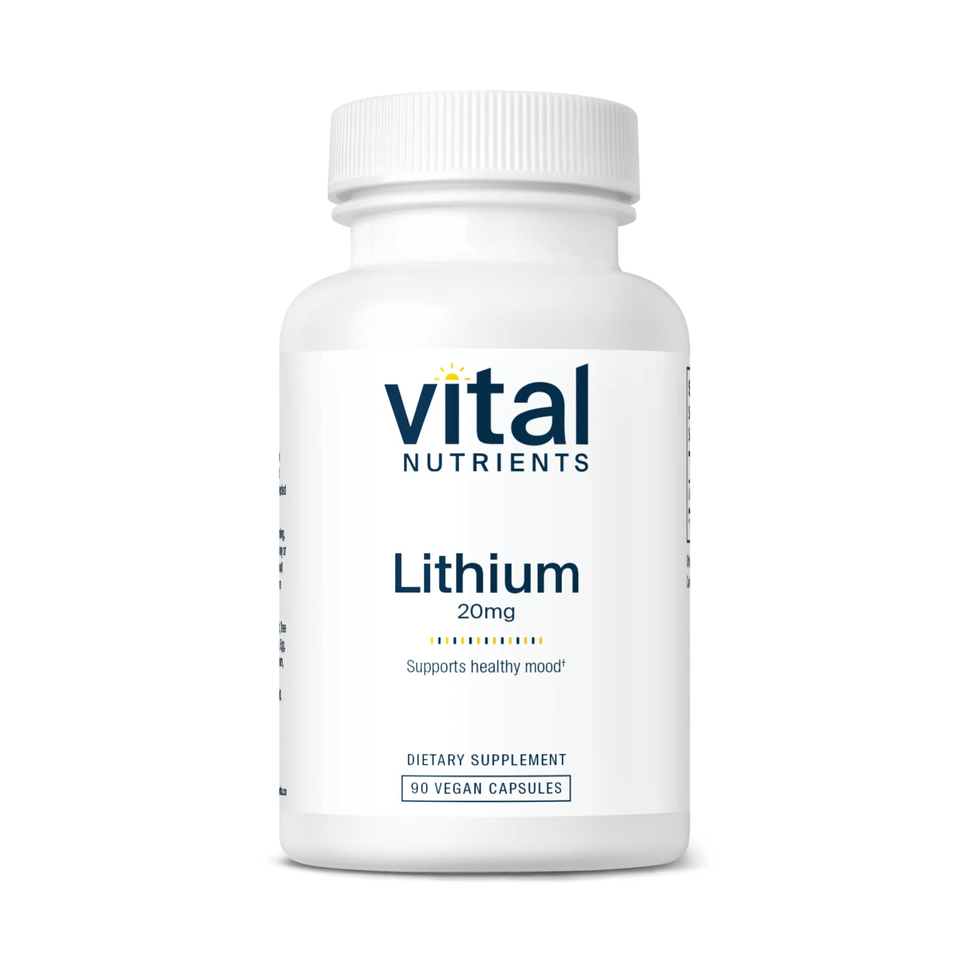 Lithium (orotate) 20mg (Vital Nutrition) - HAPIVERI