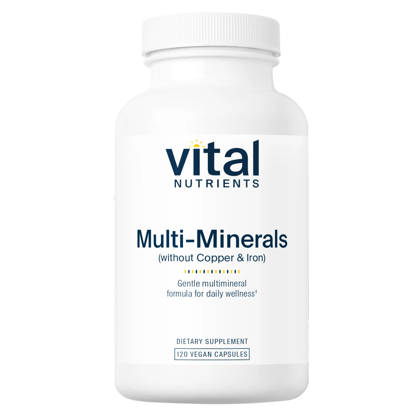 Multi - Minerals Citrate/Malate Formula (No Copper or Iron)(Vital Nutrition) - HAPIVERI