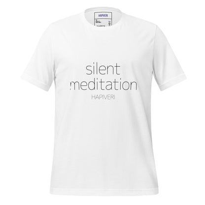 Silent Meditation ユニセックスTシャツ - HAPIVERI