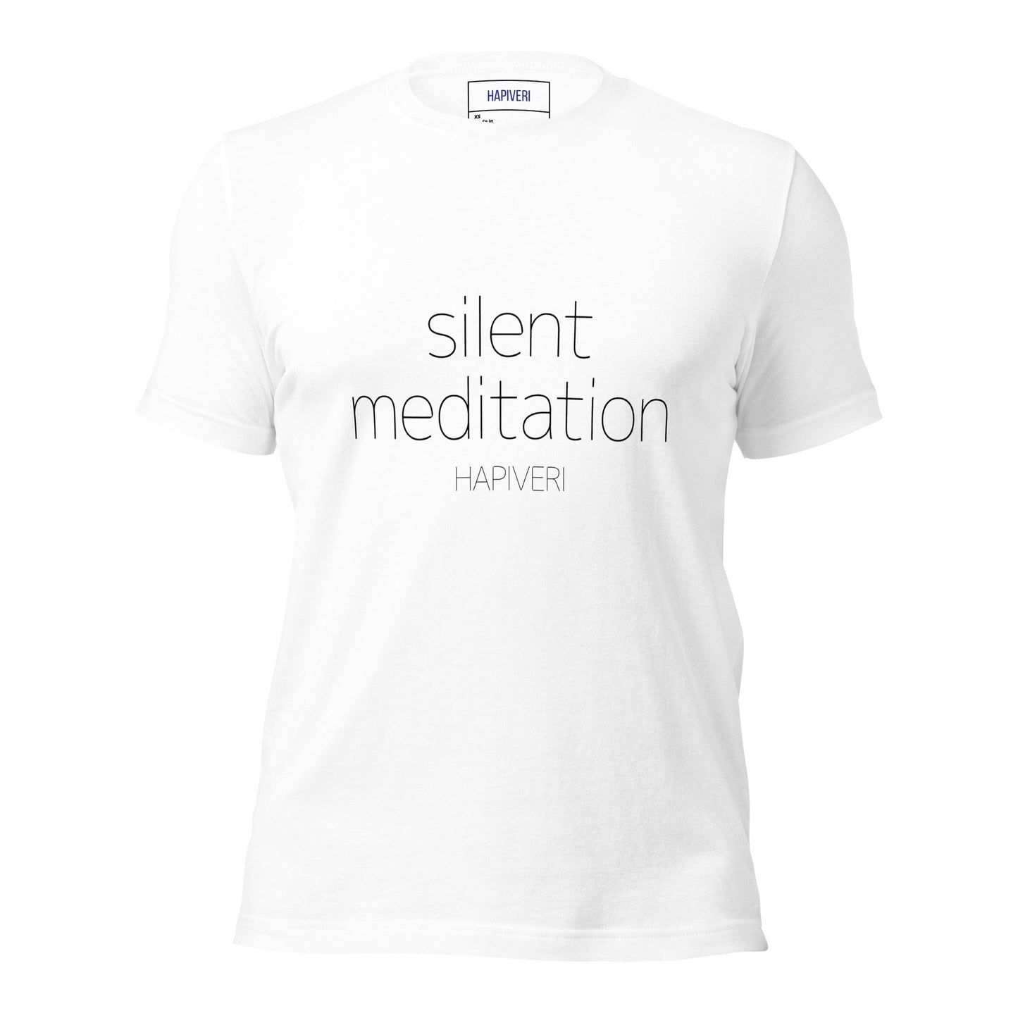 Silent Meditation ユニセックスTシャツ - HAPIVERI