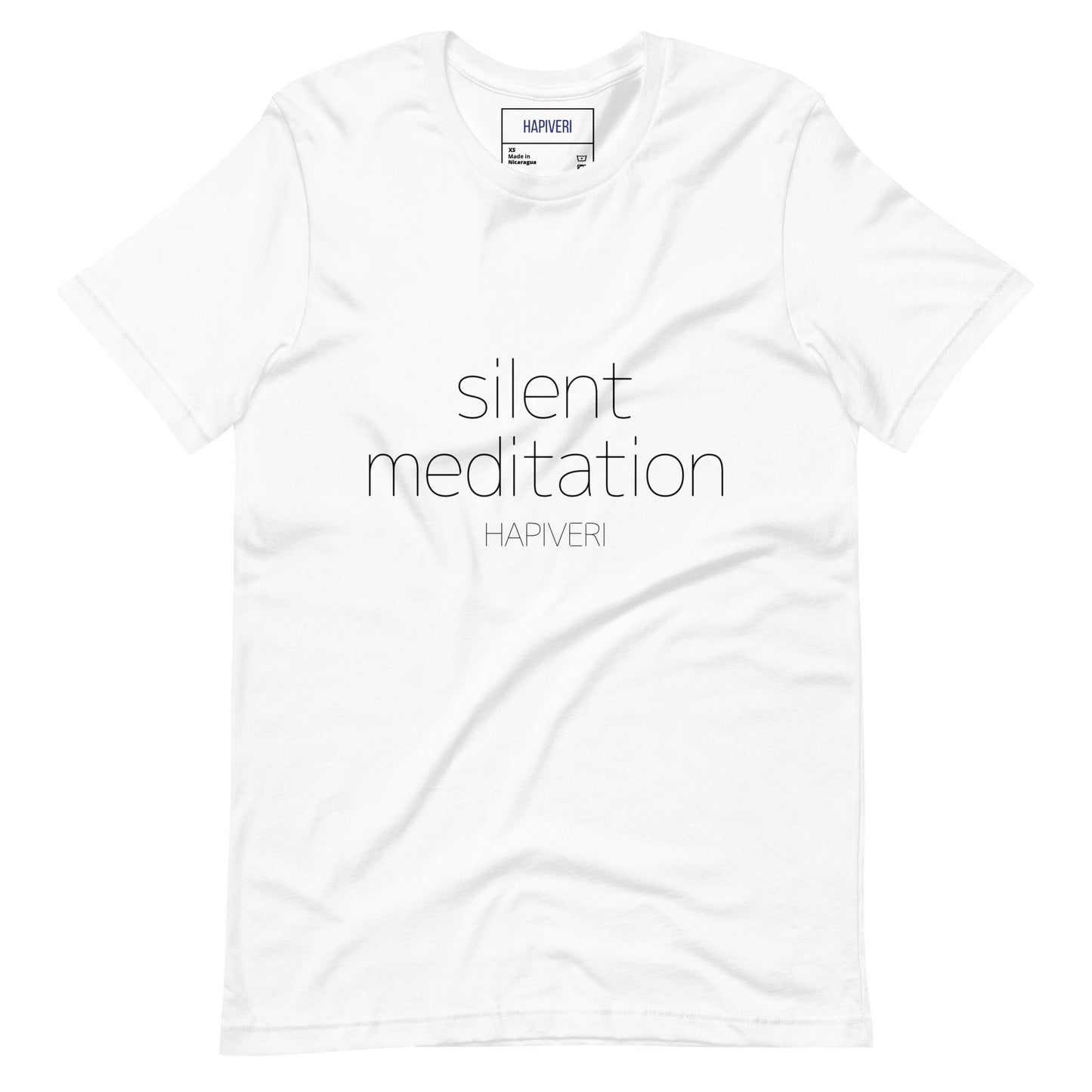 Silent Meditation ユニセックスTシャツ - HAPIVERI