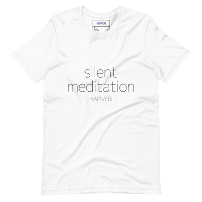 Silent Meditation ユニセックスTシャツ - HAPIVERI