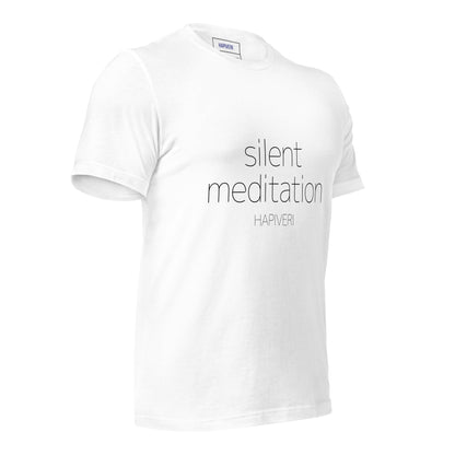 Silent Meditation ユニセックスTシャツ - HAPIVERI