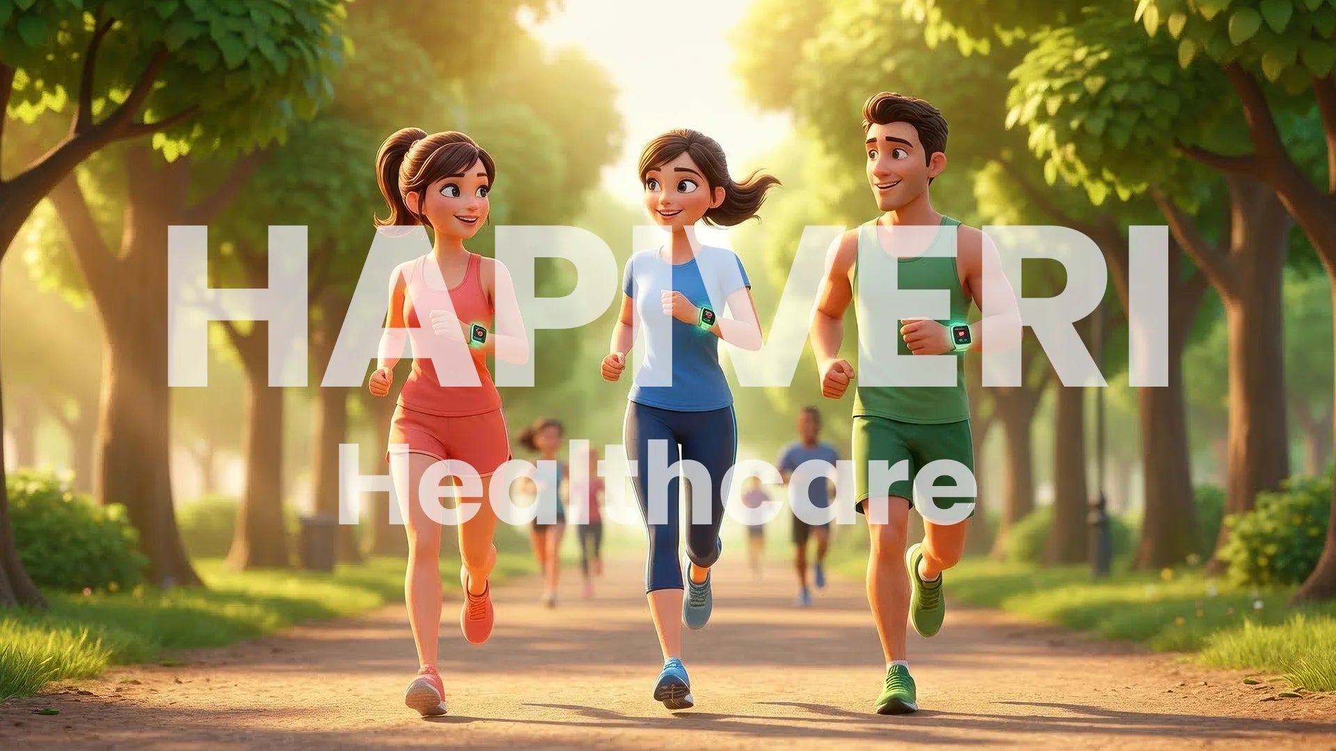 HAPIVERI Healthcareのランニングビジュアル