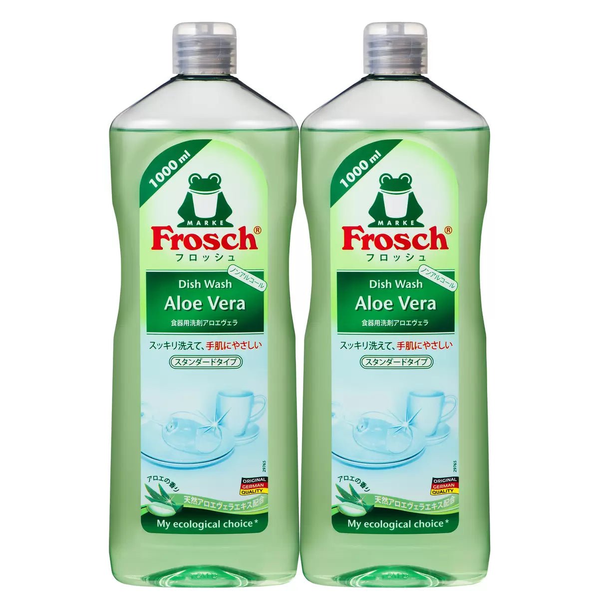 フロッシュ アロエ ベラ 食器用洗剤 1000ml x 2本 Frosch Aloe Vera Dish Detergent 1000ml x 2 Pack