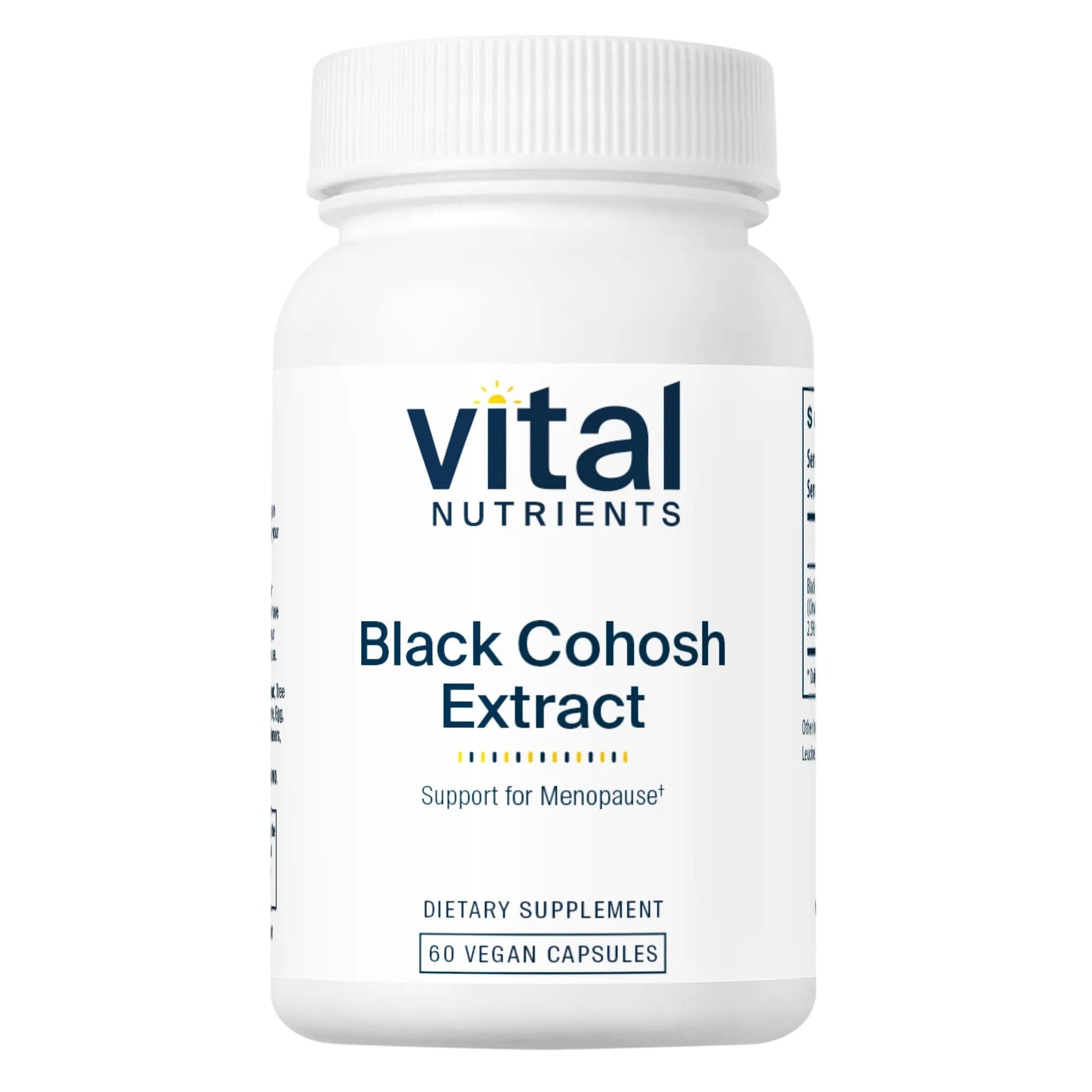 Black Cohosh Extract 250mg(Vital Nutrition) - HAPIVERI