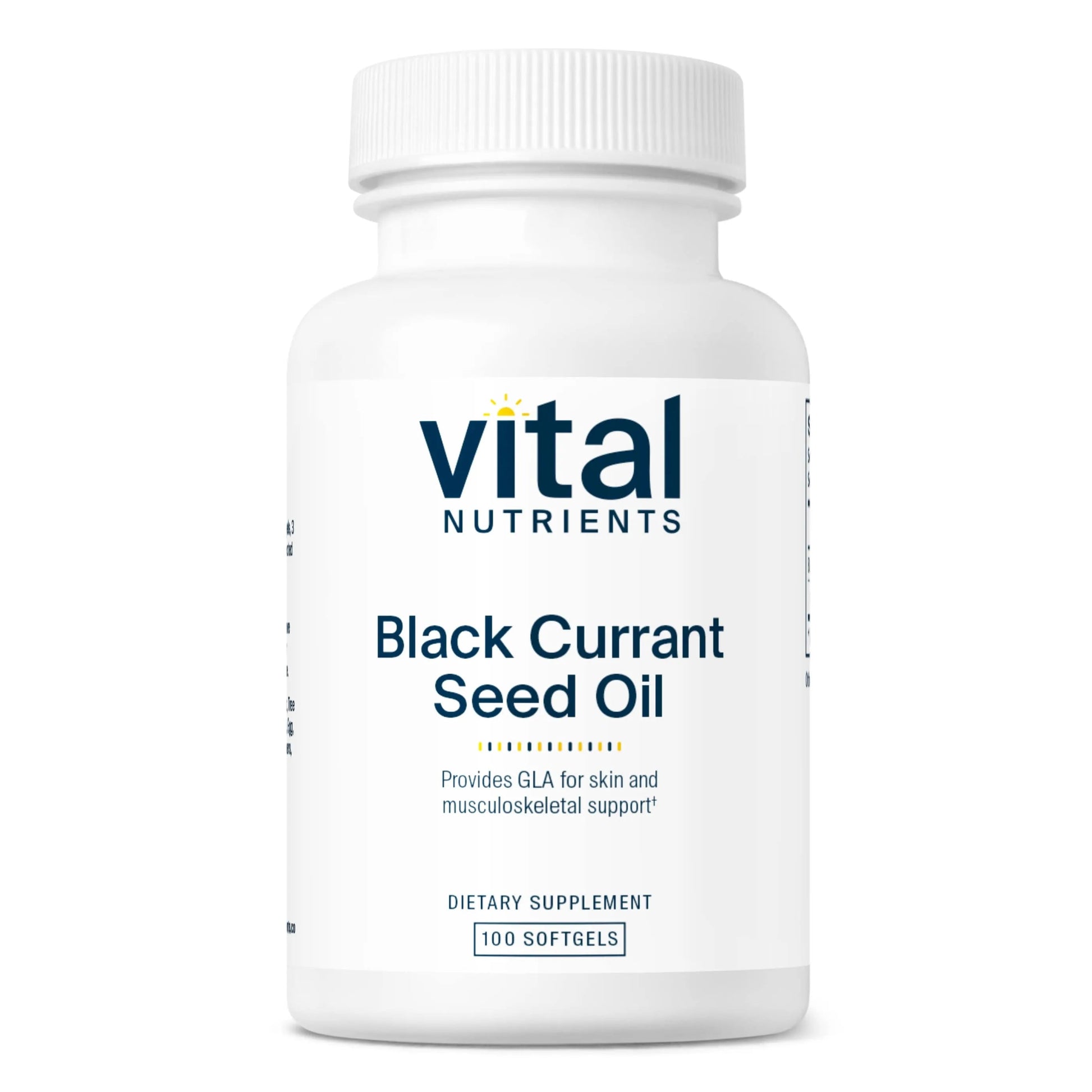Black Currant Seed Oil 500mg-GLA 70mg(Vital Nutrition) - HAPIVERI