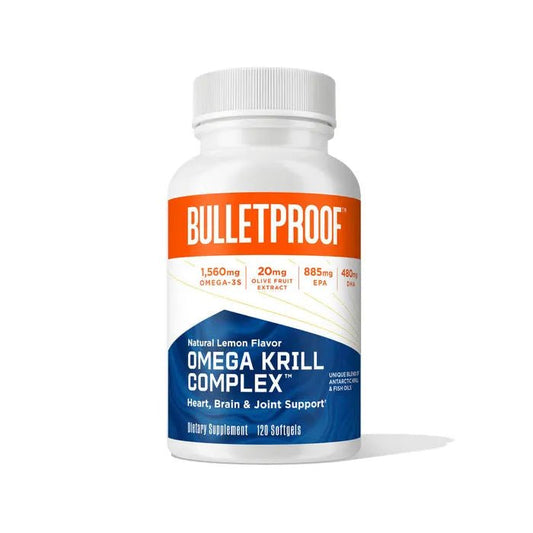 Bulletproof 120 COUNT OMEGA KRILL COMPLEX HEART, BRAIN & JOINT SUPPORT† - HAPIVERI