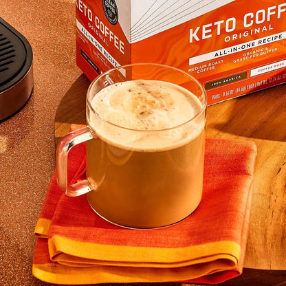 Bulletproof コーヒーポッド ケト・コーヒー24ポッド入り オールインワン・レシピ オリジナル ミディアムロースト KETO COFFEE PODS ALL-IN-ONE RECIPE, ORIGINAL, MEDIUM ROAST - HAPIVERI