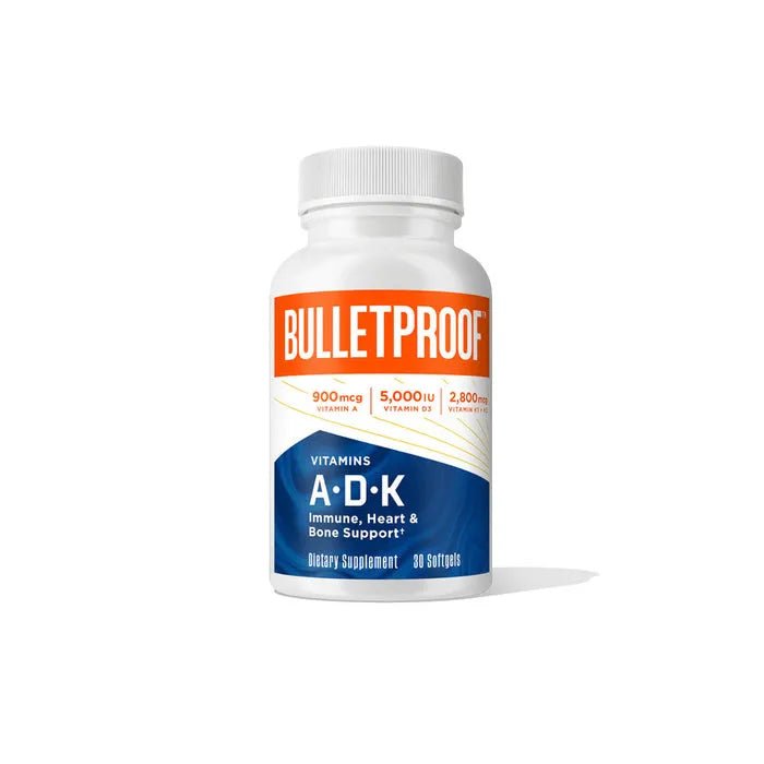 Bulletproof 30 COUNT VITAMINS A-D-K IMMUNE, HEART & BONE SUPPORT† - HAPIVERI