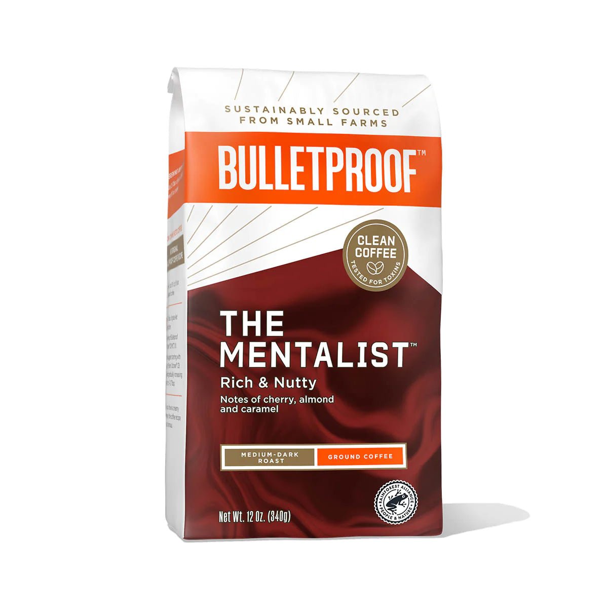 Bulletproof ザ・メンタリスト、ミディアムダークロースト 340g GROUND COFFEE THE MENTALIST, MEDIUM-DARK ROAST - HAPIVERI