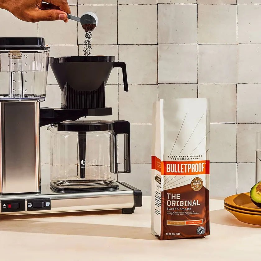 Bulletproof ザ・オリジナル ミディアムロースト 粉340g×3パック GROUND COFFEE, THE ORIGINAL, MEDIUM ROAST - HAPIVERI