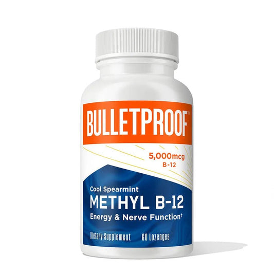 Bulletproof 60 COUNT METHYL B-12 ENERGY & NERVE FUNCTION† - HAPIVERI