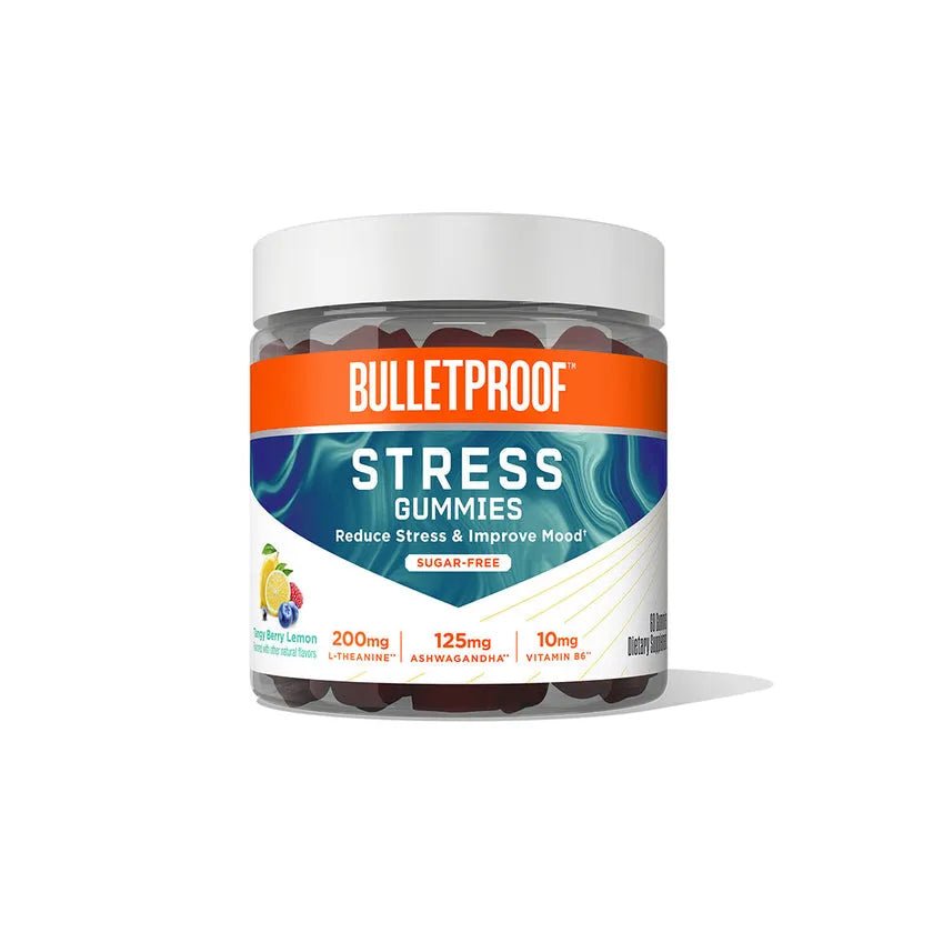 Bulletproof 60 COUNT STRESS GUMMIES REDUCES STRESS & IMPROVES MOOD† - HAPIVERI