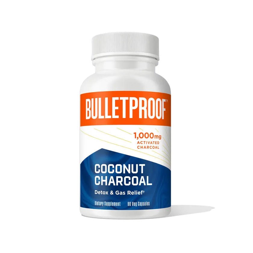 Bulletproof 90 COUNT COCONUT CHARCOAL DETOX & GAS RELIEF† - HAPIVERI