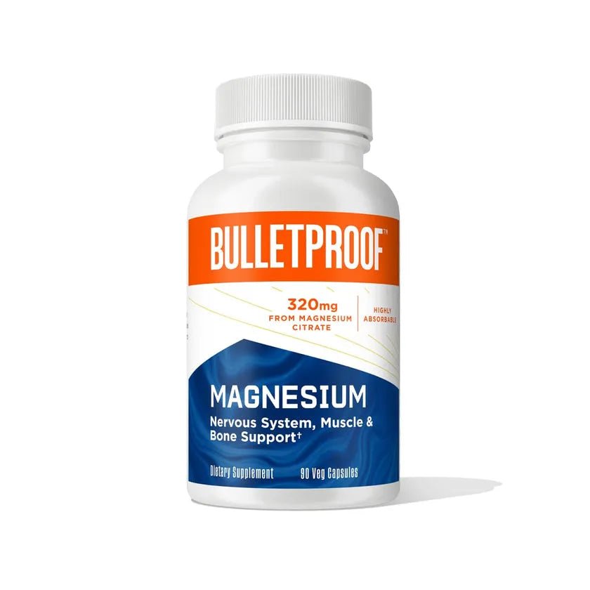 Bulletproof 90 COUNT MAGNESIUM NERVOUS SYSTEM, MUSCLE & BONE SUPPORT† - HAPIVERI