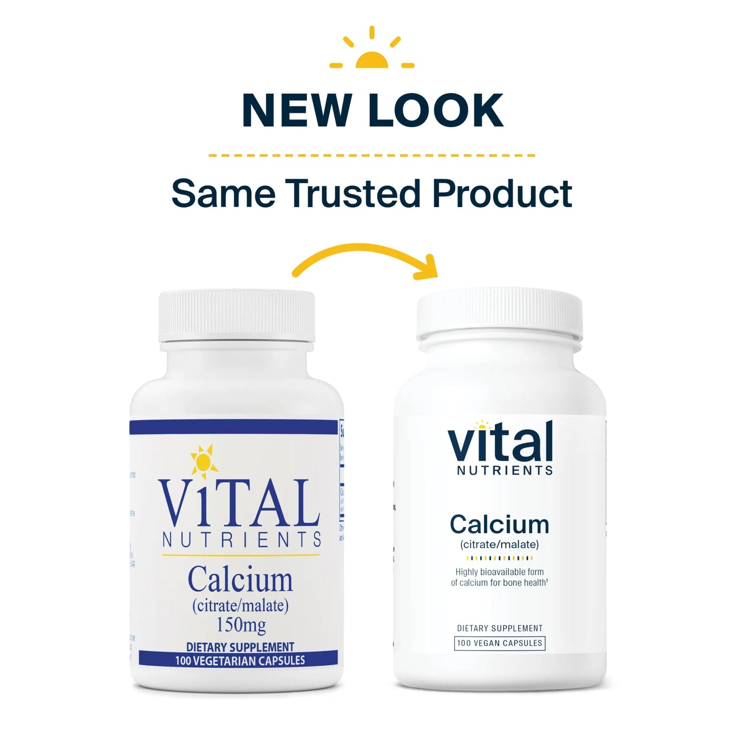 Calcium (Citrate/Malate) 150mg(Vital Nutrition) - HAPIVERI