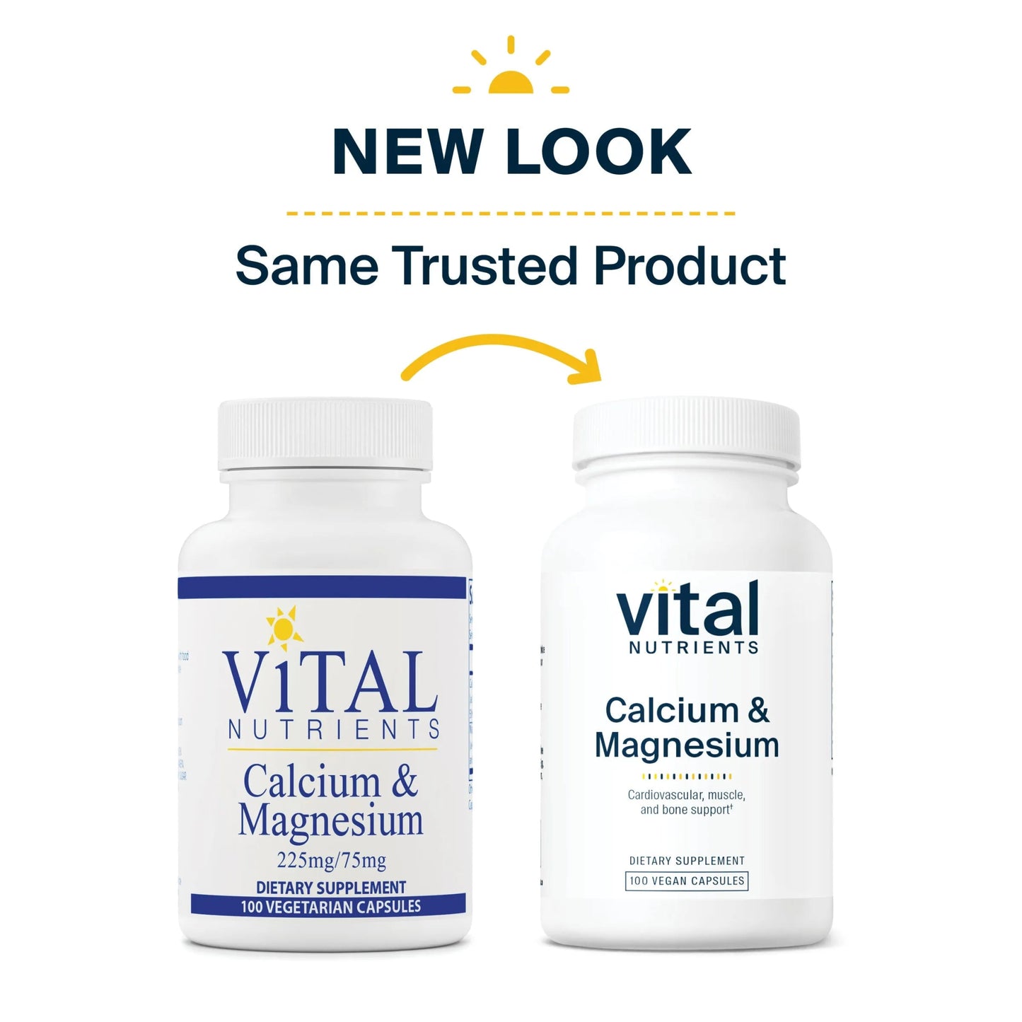 Calcium & Magnesium 225mg/75mg(Vital Nutrition) - HAPIVERI