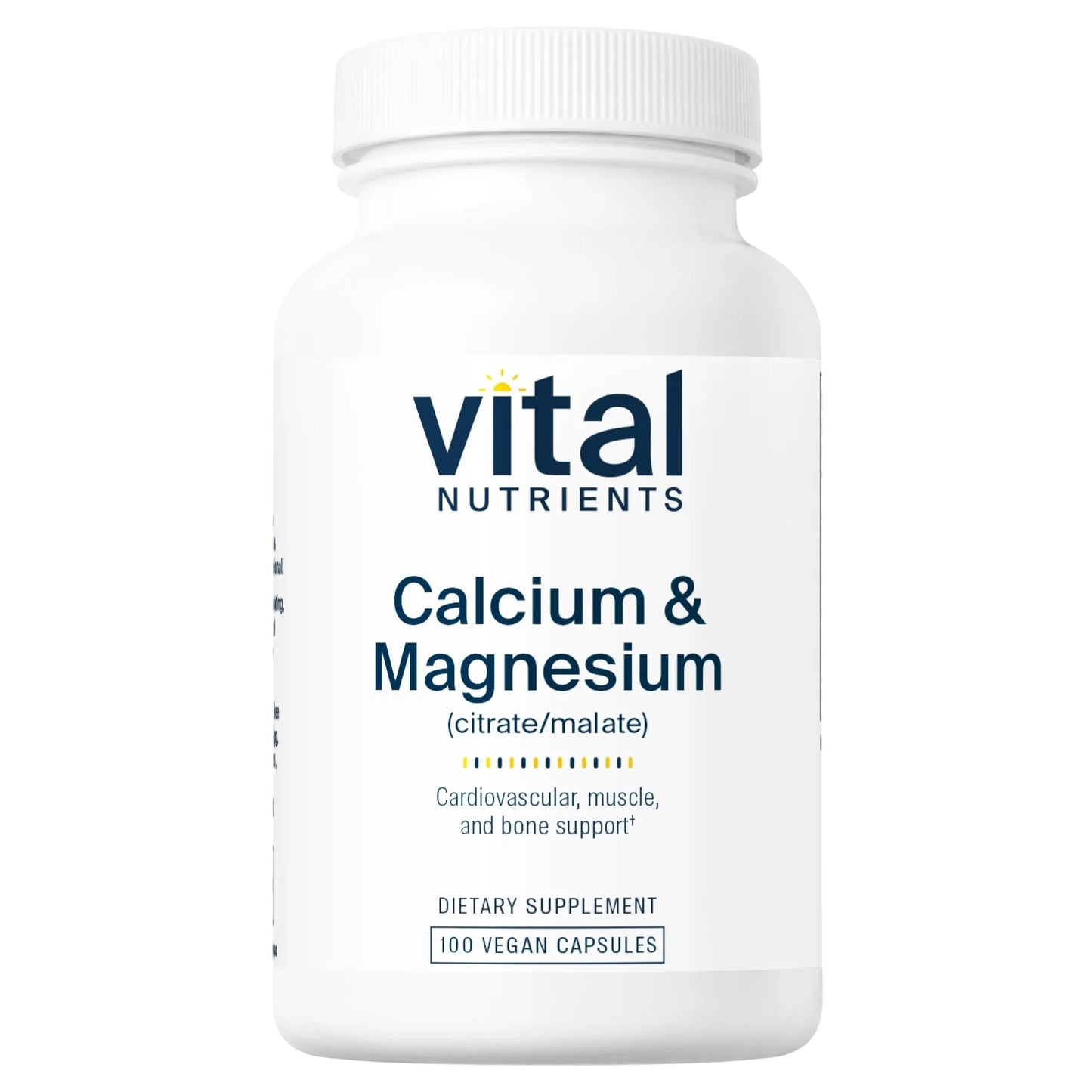 Calcium/Magnesium (Citrate/Malate Formula)(Vital Nutrition) - HAPIVERI
