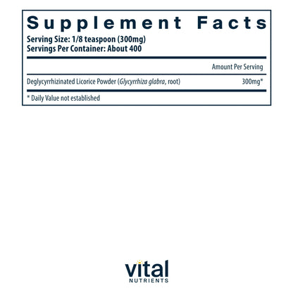 DGL Powder (Vital Nutrition) - HAPIVERI