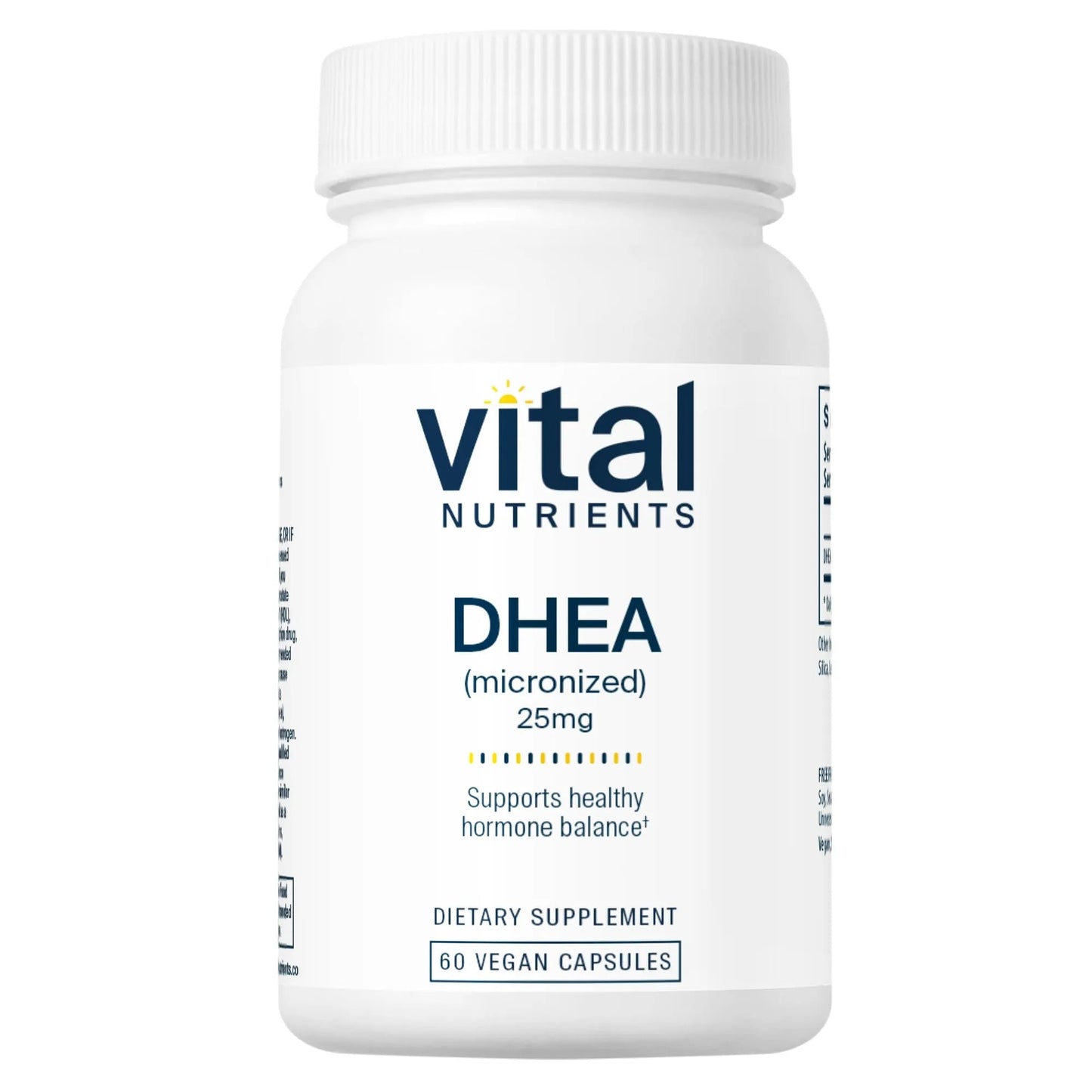 DHEA (Micronized) 25mg (Vital Nutrition) - HAPIVERI