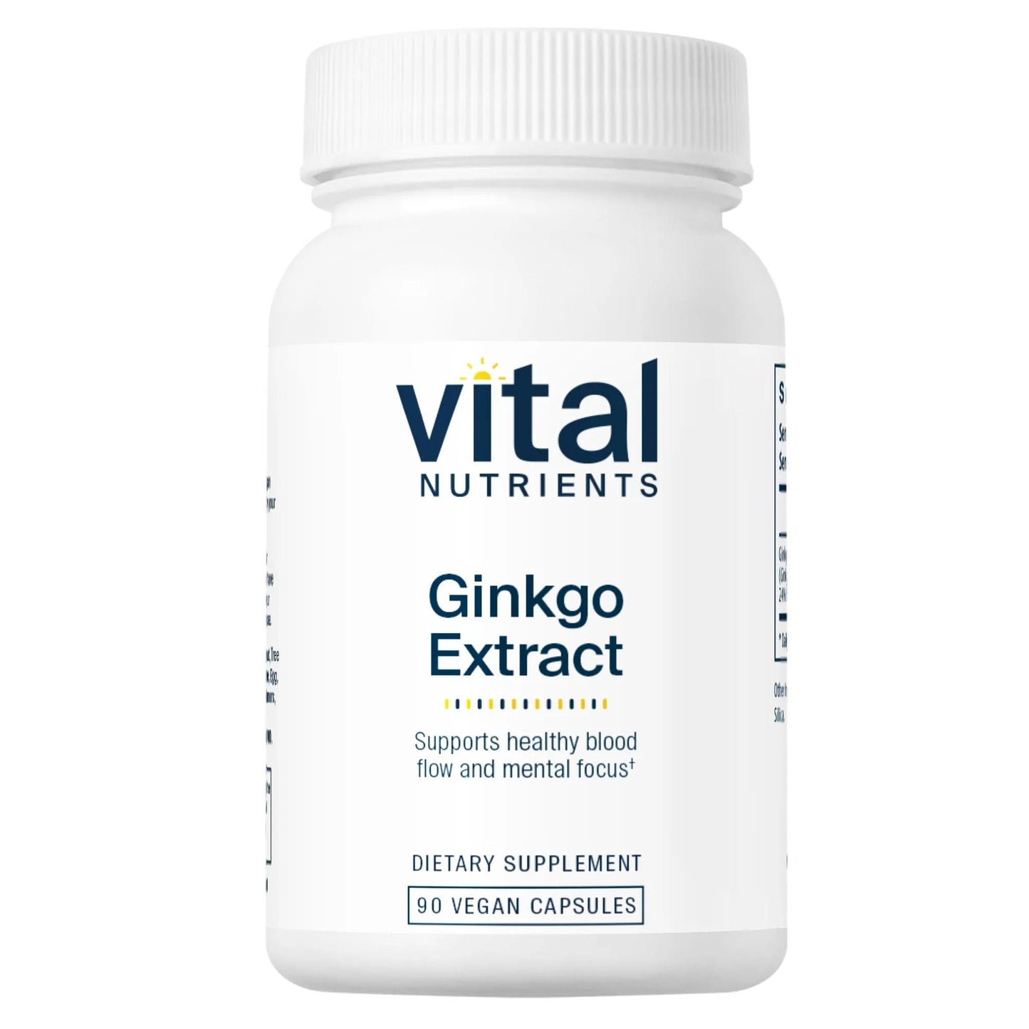 Ginkgo (50:1 Extract) 80mg (Vital Nutrition) - HAPIVERI