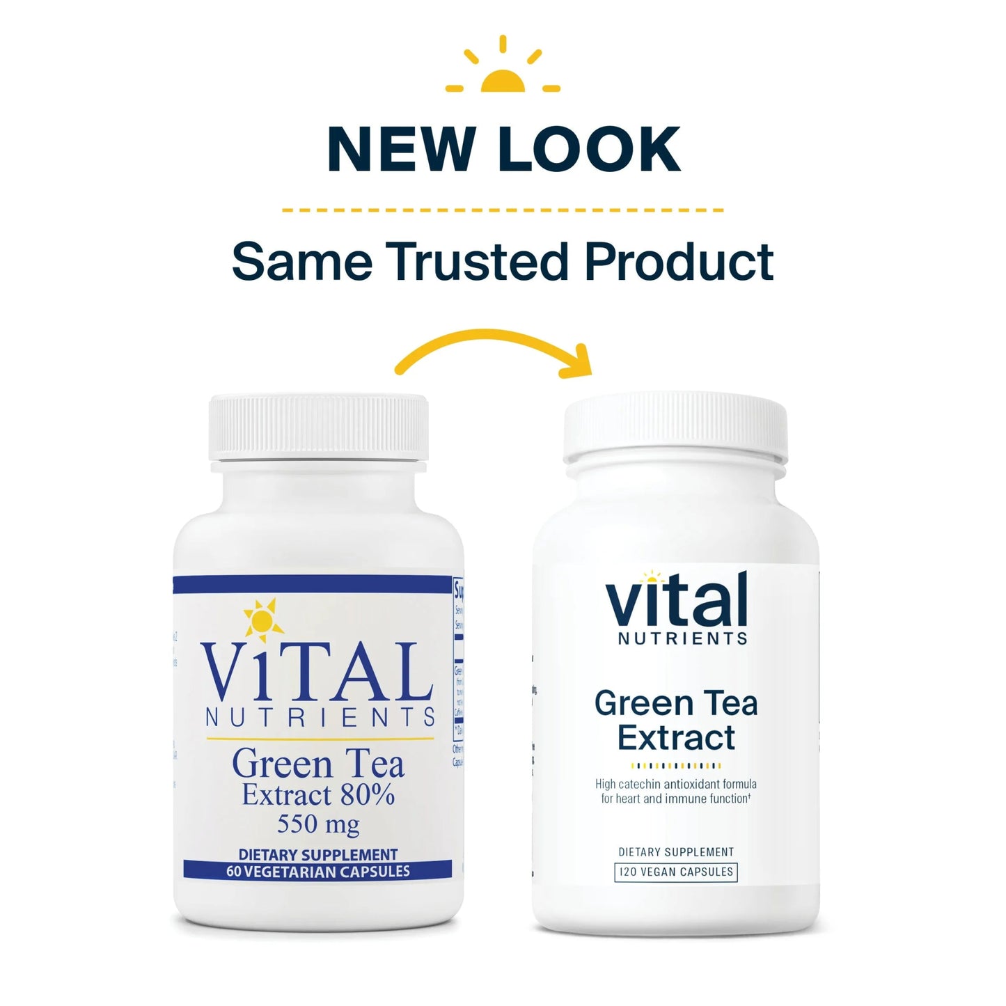 Green Tea Extract 80% 550mg(Vital Nutrition) - HAPIVERI