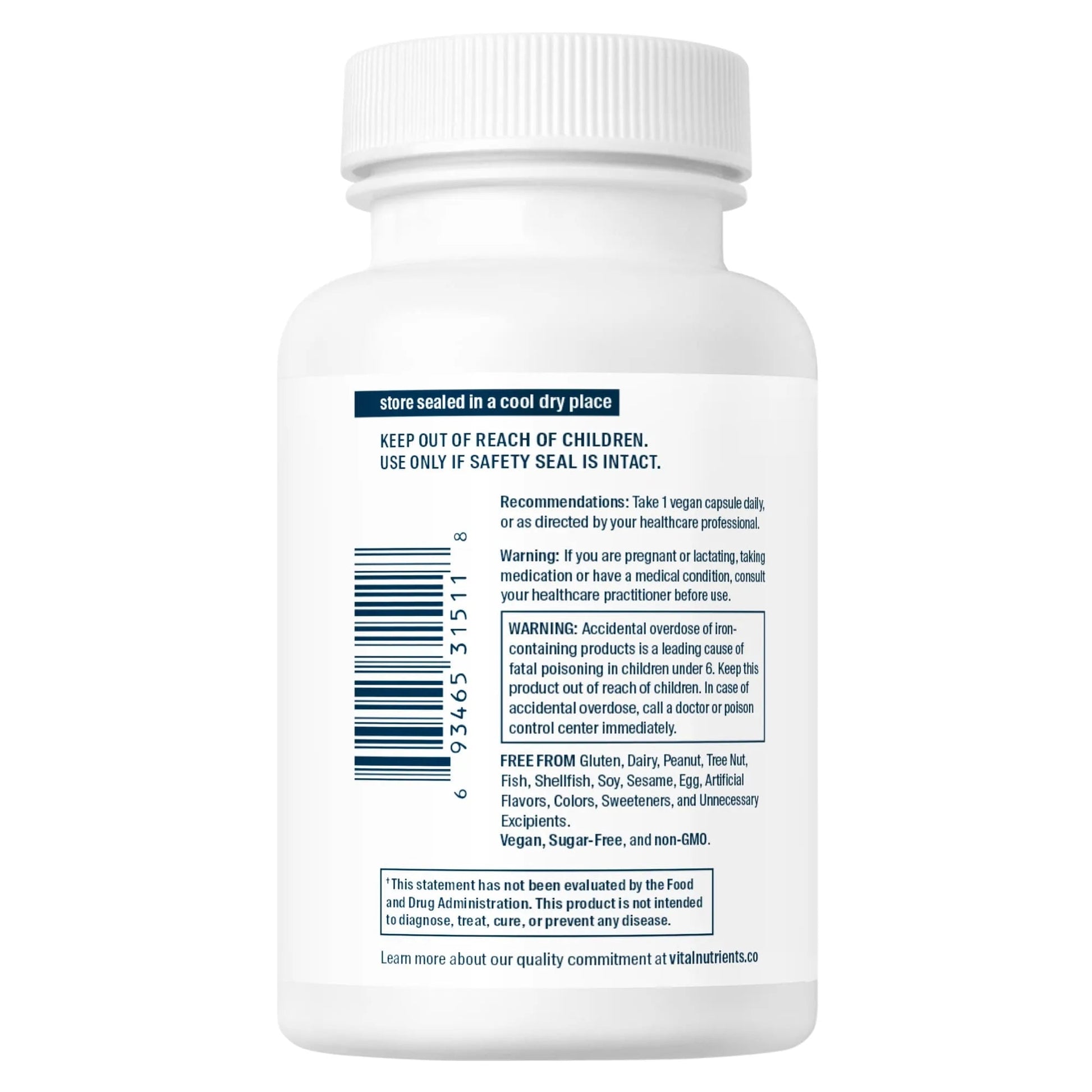 Iron Plus C 20mg/200mg (Vital Nutrition) - HAPIVERI