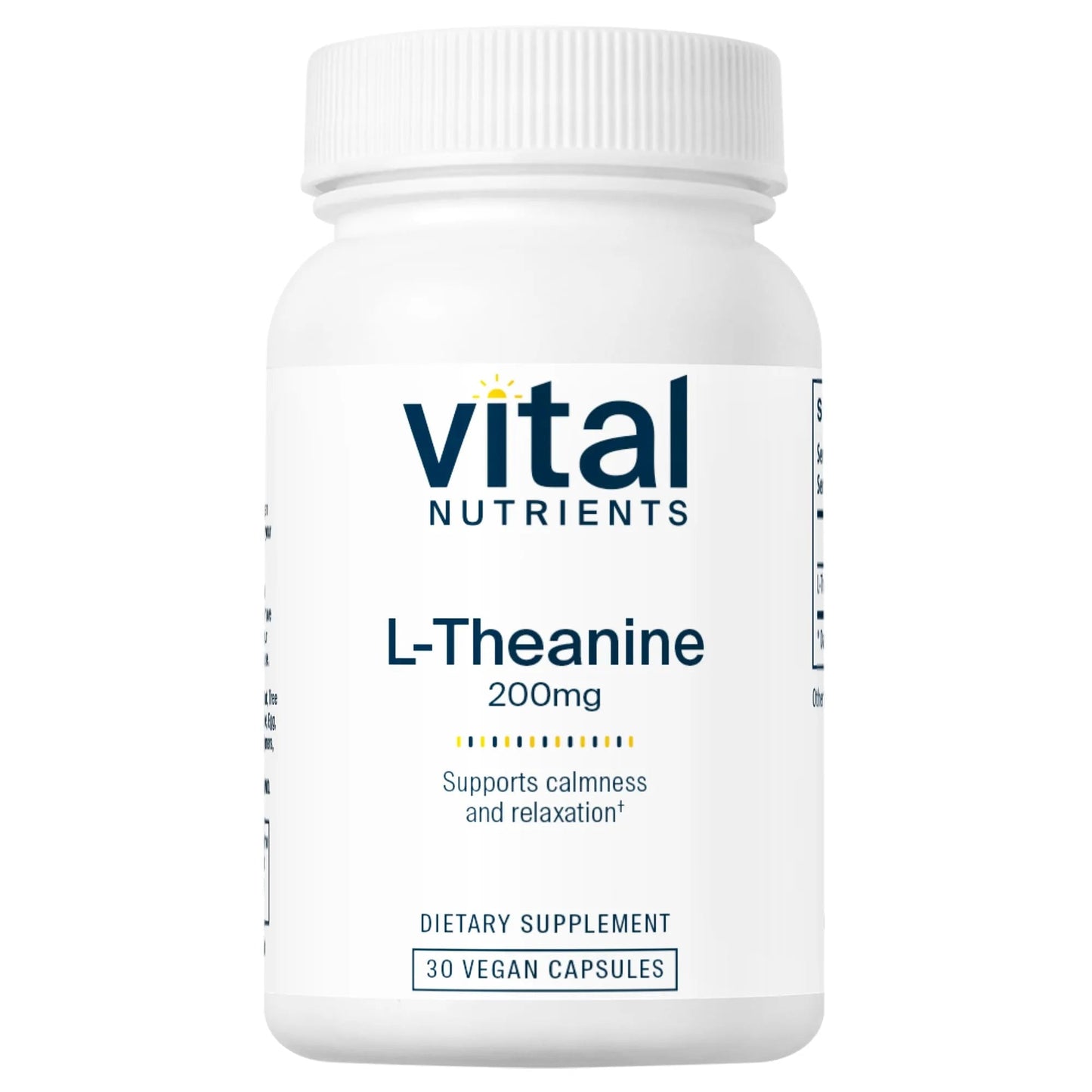 L-Theanine 200 mg(Vital Nutrition) - HAPIVERI