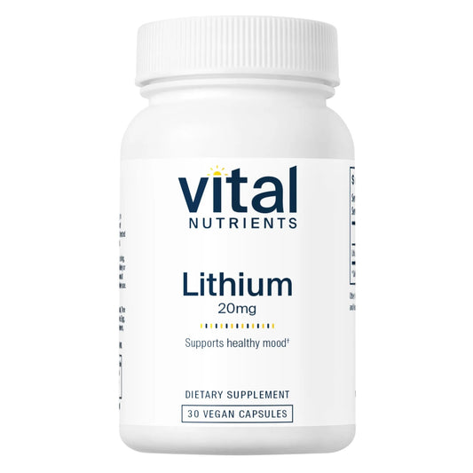 Lithium (orotate) 20mg (Vital Nutrition) - HAPIVERI