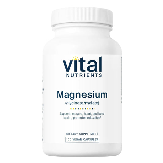Magnesium (glycinate/malate) 120mg(Vital Nutrition) - HAPIVERI