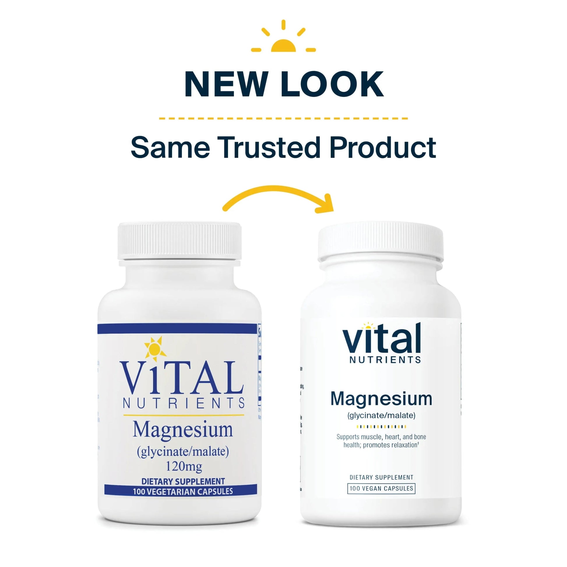 Magnesium (glycinate/malate) 120mg(Vital Nutrition) - HAPIVERI