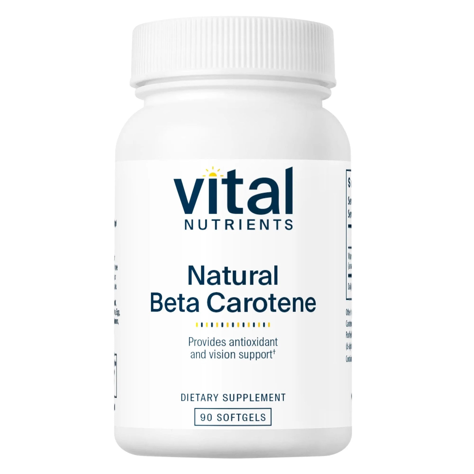 Natural Beta Carotene 25,000IU(Vital Nutrition) - HAPIVERI