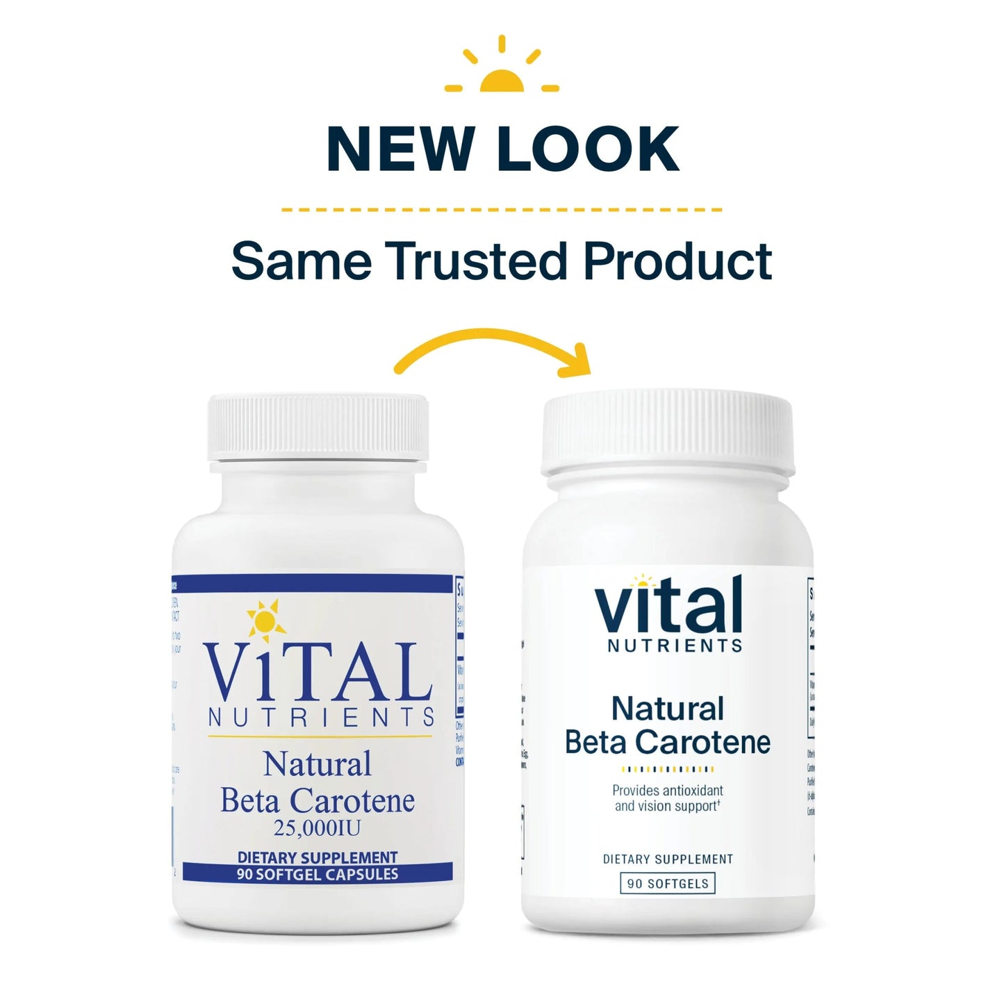 Natural Beta Carotene 25,000IU(Vital Nutrition) - HAPIVERI