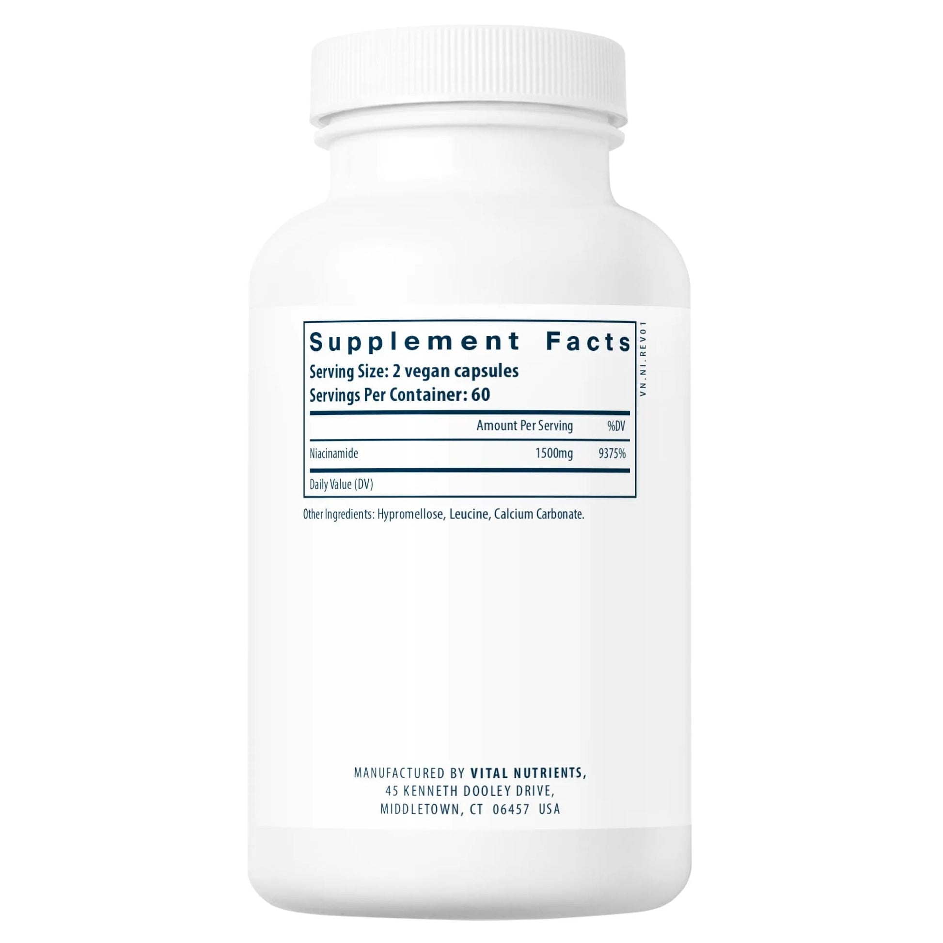 Niacinamide 1500mg(Vital Nutrition) - HAPIVERI