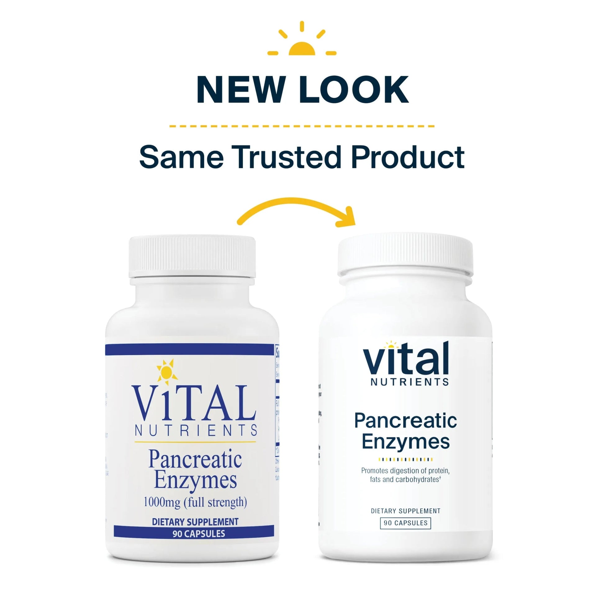 Pancreatic Enzymes 1000mg (full strength)(Vital Nutrition) - HAPIVERI