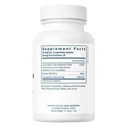 Phyto-Curcumin Plus Enzymes(Vital Nutrition) - HAPIVERI