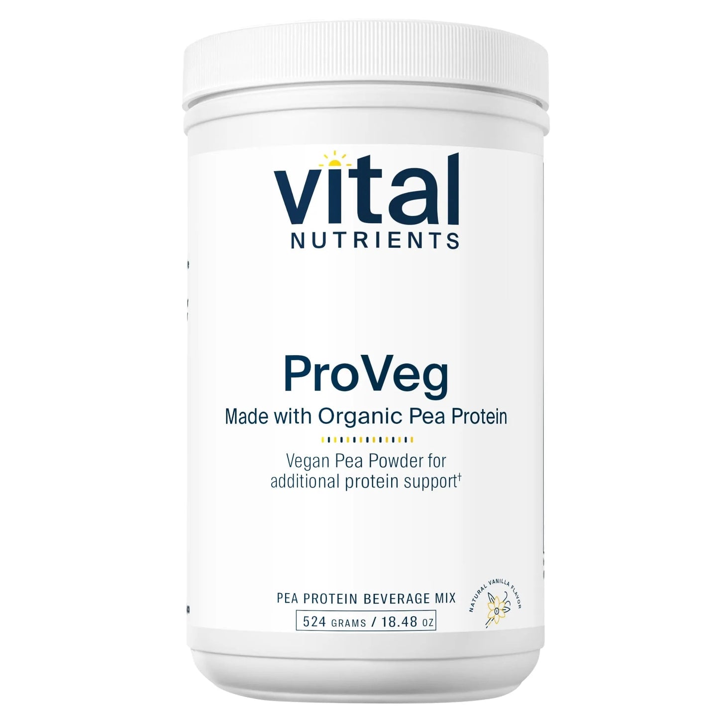 ProVeg Organic Pea Protein Soy Free | Gluten Free| Dairy Free| Non-GMO(Vital Nutrition) - HAPIVERI