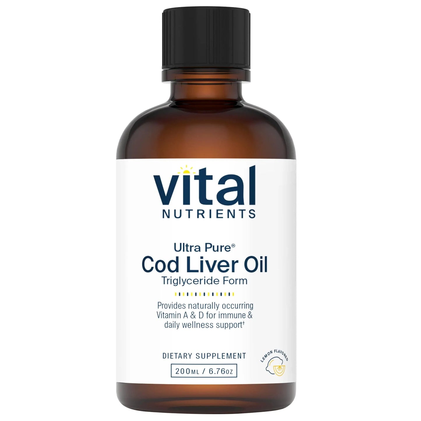 Ultra Pure® Cod Liver Oil 1025 Pharmaceutical Grade(Vital Nutrition) - HAPIVERI