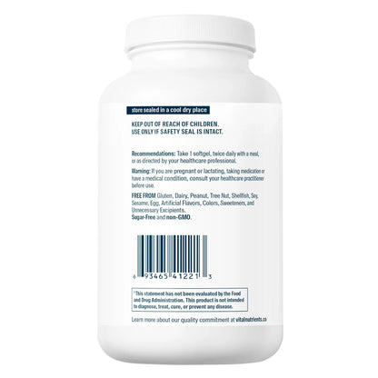 Ultra Pure® Fish Oil 350 Triglyceride Form Pharmaceutical Grade (Vital Nutrition) - HAPIVERI