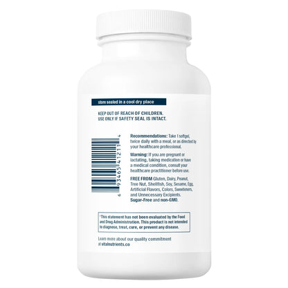 Ultra Pure® Fish Oil 350 Triglyceride Form Pharmaceutical Grade (Vital Nutrition) - HAPIVERI