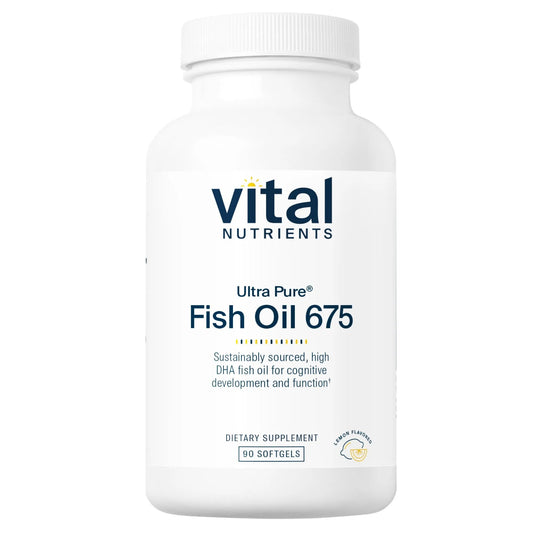 Ultra Pure® Fish Oil 675 High Omega-3 DHA Pharmaceutical Grade (Vital Nutrition) - HAPIVERI